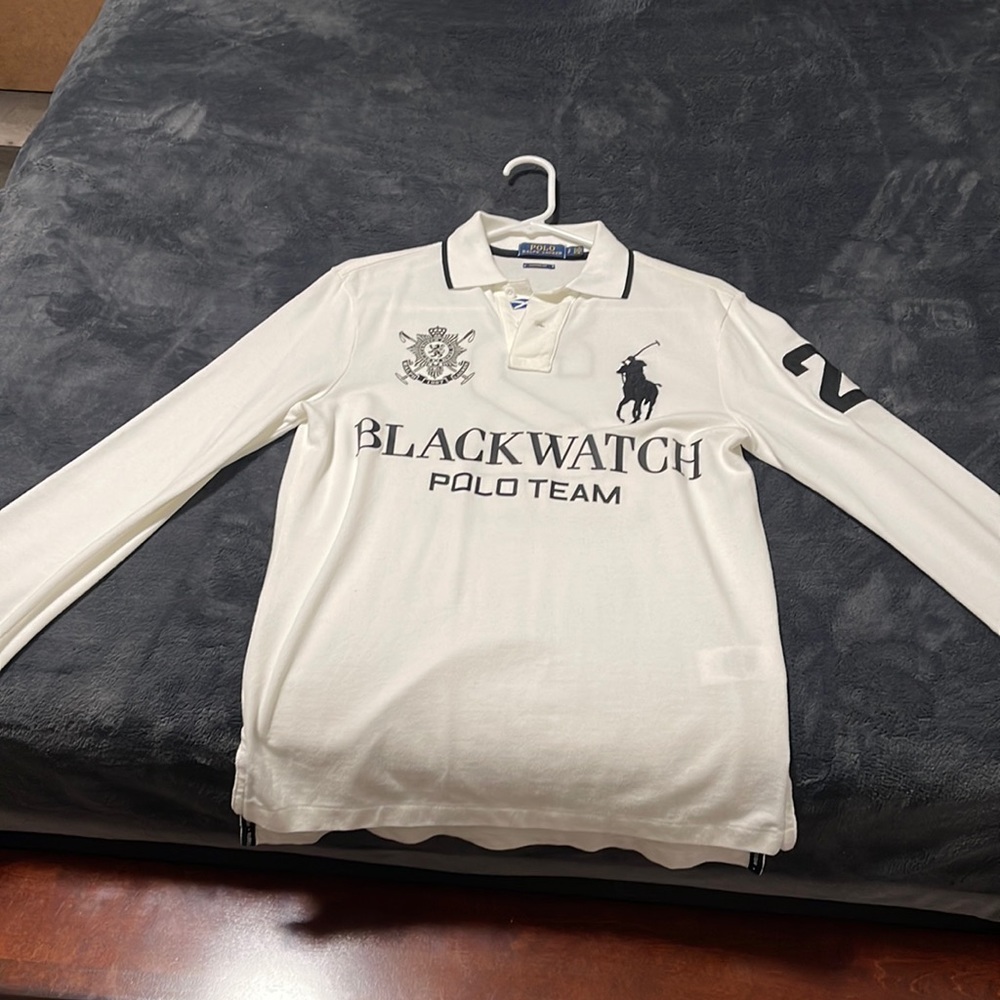 Black Watch Polo Team Long Sleeve Tee
